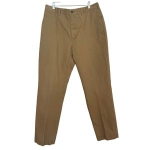 Orvis Khaki Pants Twill Cotton Men's Camel Size 38
